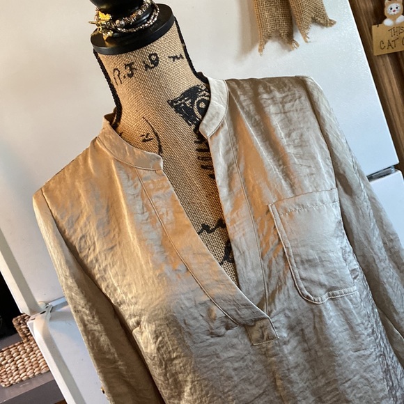 MICHAEL Michael Kors Dresses & Skirts - MICHAEL MICHAEL KORS gold metallic dress size woman’s extra small